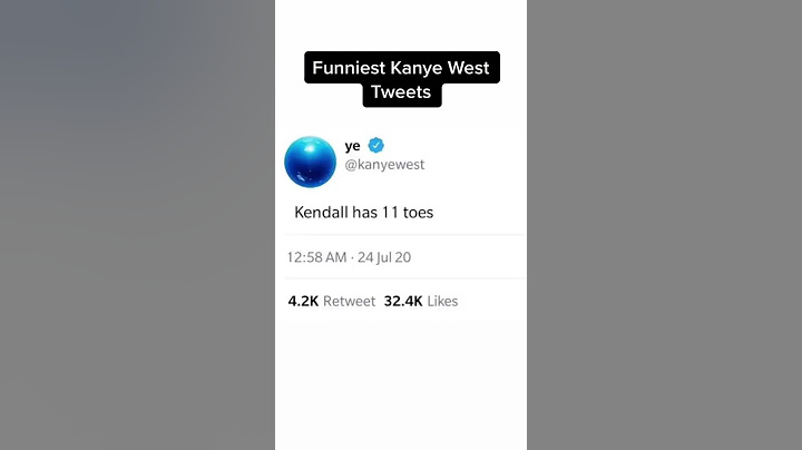 Funniest Kanye West's Tweets #shorts