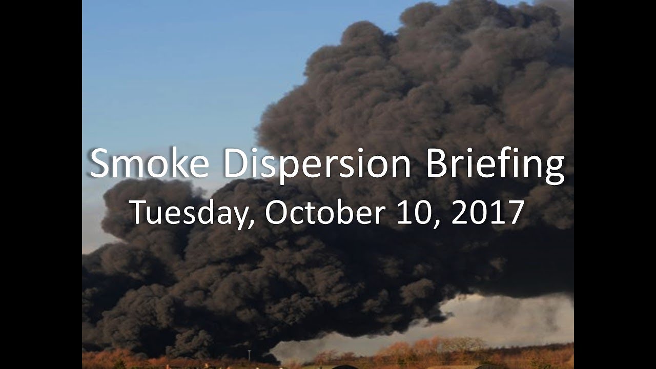 Great Basin Smoke Dispersion Briefing:  October 10, 2017