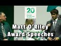 Matt oriley  award speeches  20th celtic player of the year awards  120524