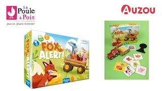 Fox alert! by Auzou, a cooperative sound effects and memory game for ages 5 and up screenshot 3