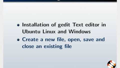 Overview of gedit Text Editor - English