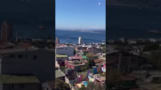 Chile 🇨🇱 Valparaiso, vista aérea de Valparaiso #chile #Valparaiso #southamerica #Pacific #sea
