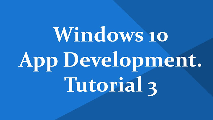 "Windows 10 Universal App development"-Tutorial 3: Page Navigation in visual studio 2015