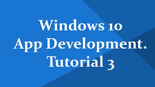 "Windows 10 Universal App development"-Tutorial 3: Page Navigation in visual studio 2015