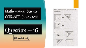 CSIR NET Mathematics Solution June 2018 | Question 16 | General  Aptitude | Shortcut Tricks