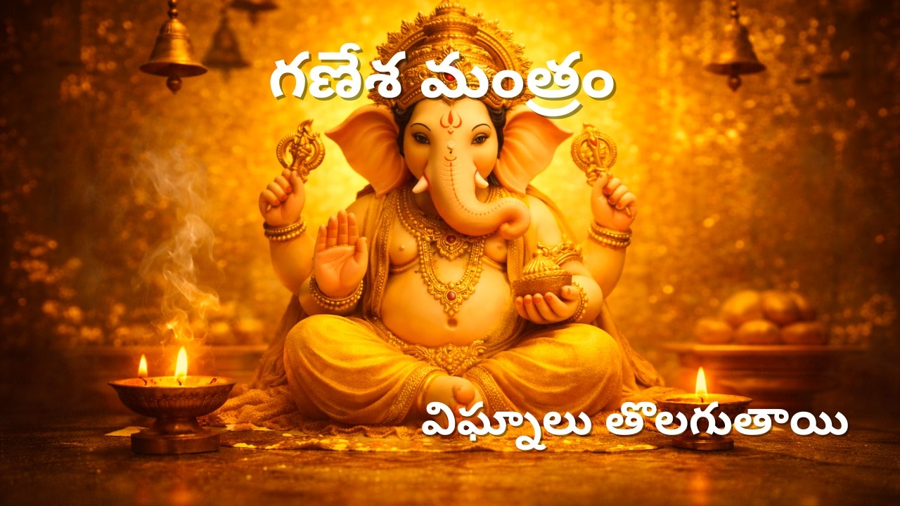 ఓం గం గణపతయే నమః | Om Gam Ganapataye Namaha