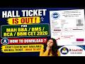 Hall Ticket OUT! MAH BBA/BMS/BCA CET 2026 | Download Process + Centre Not Showing? #cet #bbacet