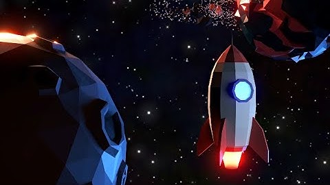 Rocket launch. 3D Animation.