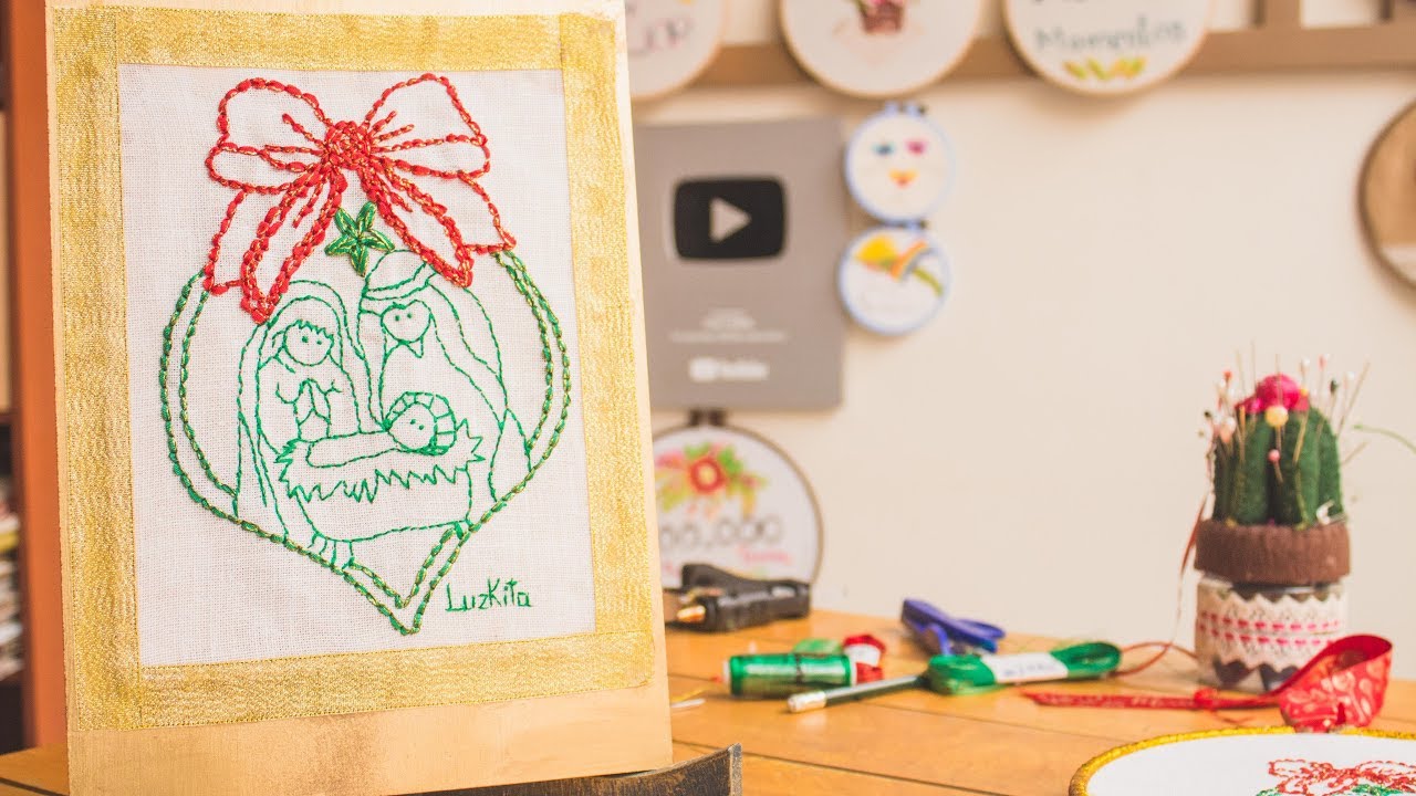Bordando Arte: Creamos magia NAVIDEÑA , bordando un PESEBRE o BELÉN o NACIMIENTO  muy especial .