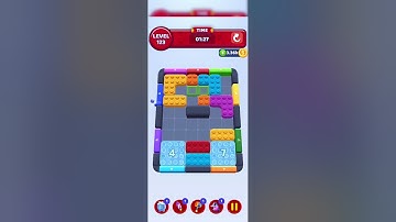Color Block Jam Level 123 hard level Walkthrough Solution