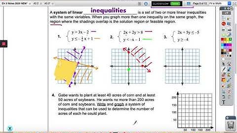 3.3 Part 1 Notes Video