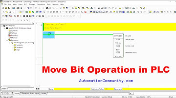 Move Bit Operation in a PLC - Free PLC and SCADA Training Courses
