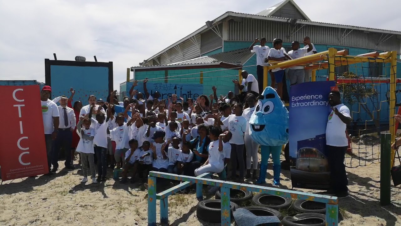 Water Droplet Mascot Cape Town - by AfrodizzyActs