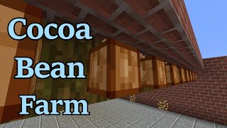Minecraft: Cocoa Bean Farm Tutorial