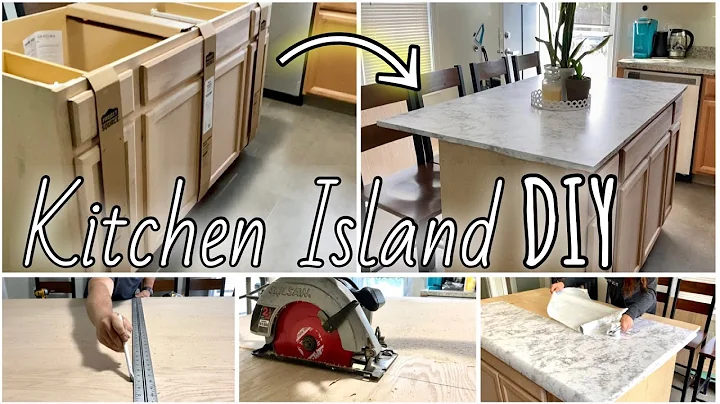 DIY KITCHEN ISLAND | $150 KITCHEN ISLAND | BUGET FRIENDLY KITCHEN ISLAND | KITCHEN MAKE OVER