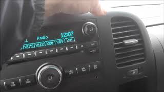 GMC Sierra Chevy Silverado Sterio How to Repair Replace Problems