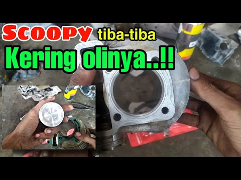 PENYEBAB OLI MOTOR CEPAT HABIS (matic)