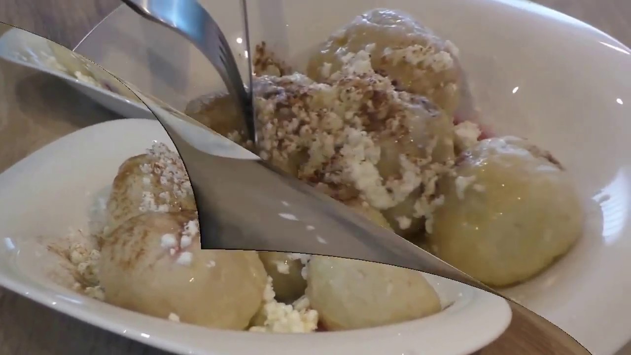 Ovocné tvarohové knedlíky / fruit dumplings