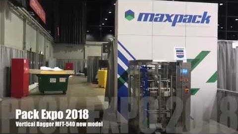 Maxpack MFT Series - Open Frame - Vertical Form Fill & Seal Machine - Pack Expo 2018