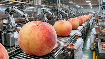Inside a Factory: From Orchard to Jar — Crafting Artisan Peach Preserves (Full Process)