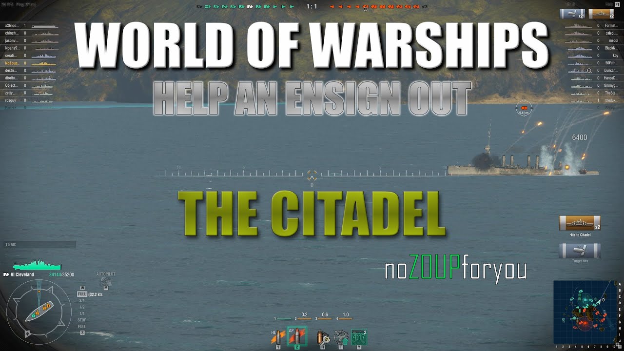 World Of Warships Citadel Chart