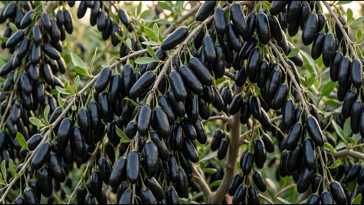 How Black Goji Berries Are Grown | Black Goji Berry Farming and Harvest Process