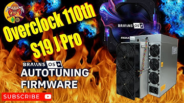 Bitmain Antminer S19J pro 110th Overclock || Braiins OS+ Overclock || S19 Series Overclock #crypto