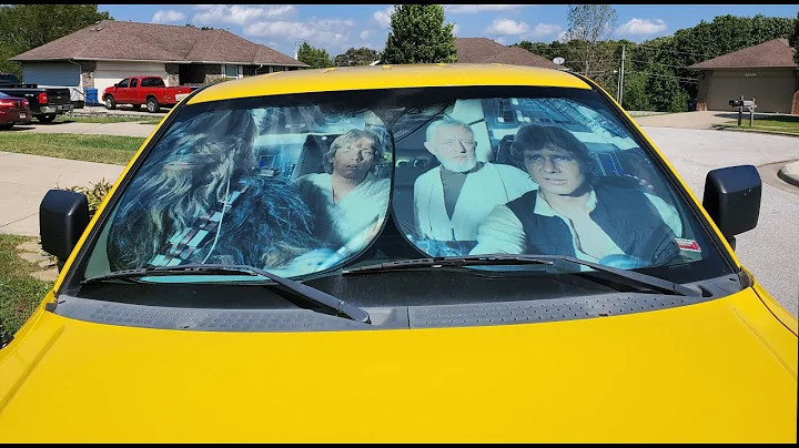 How To Fold Your Car Windshield Sunshade