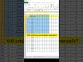 Stop Dragging! Use this shortcut to select tables fast! #exceltricks #exceltips