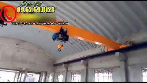 Vận hành Pa lăng cáp điện 3 tấn 18m, 3 tấn 9m, 3 tấn 6m, 3 tấn 12m