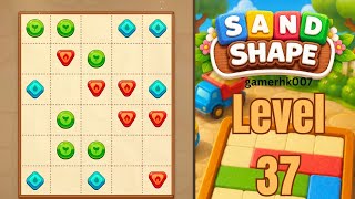 Sand Shape level 37 Walkthrough Solution 