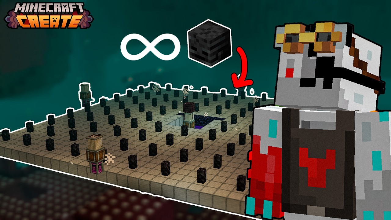 I Built THE BEST Wither Skeleton Farm in the Minecraft Create Mod ...