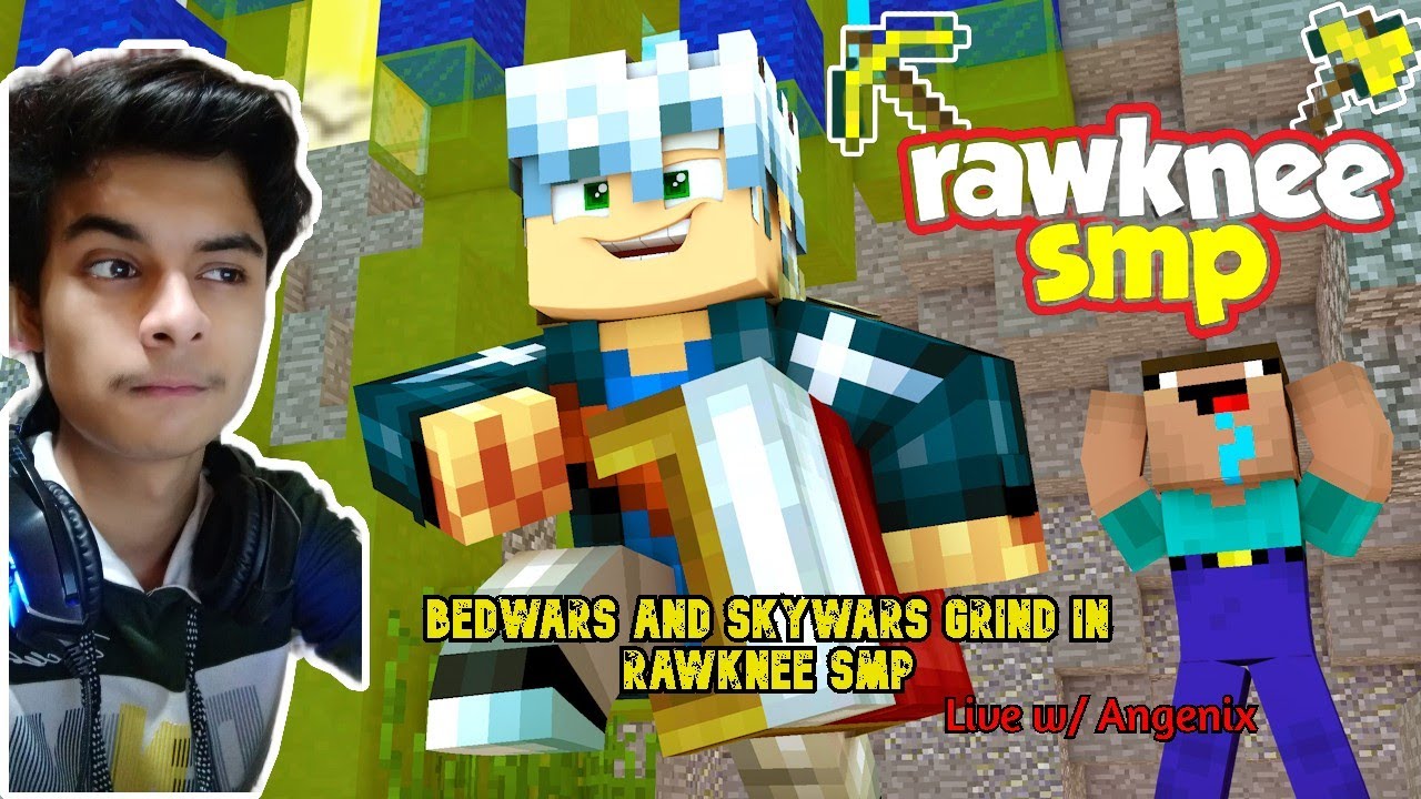 Minecraft live W/ Angenix | Minecraft, bedwars and skywars grind in ...