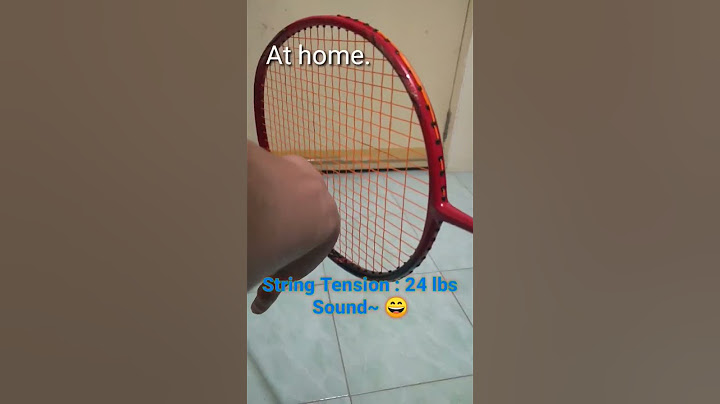 New badminton racket string #badminton #tension #strings #string