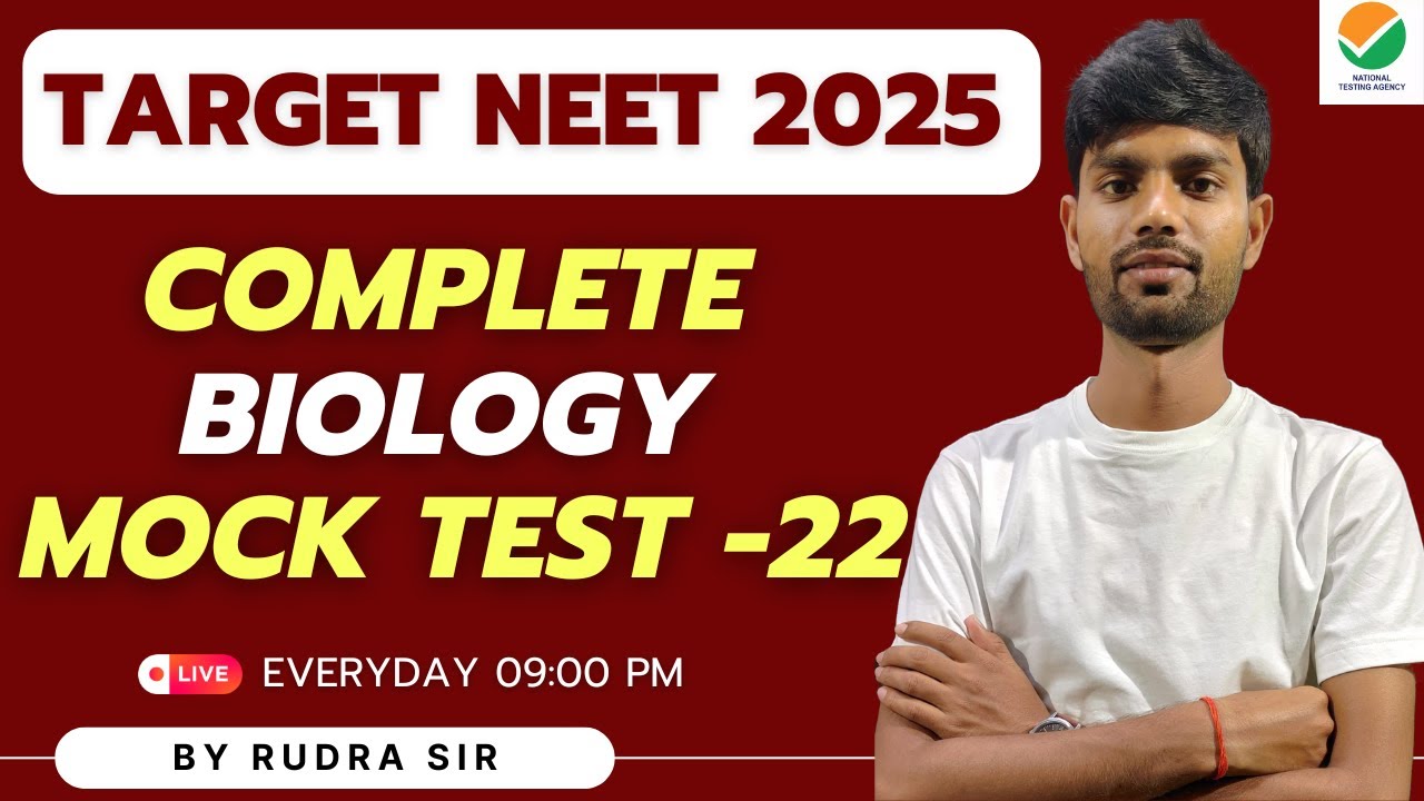 NEET 2025 | NEET Biology 100 MCQ Most Expected Questions | NEET Biology ...