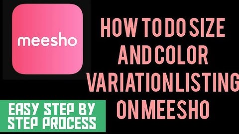 How to list product on meesho | How to list variation products in meesho step by step