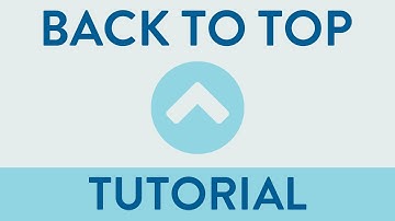 How To Add A Back To Top Button In Wordpress