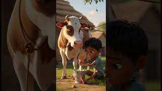 Poor Boy Saves Crying Baby Heart Touching 3D Cartoon Story