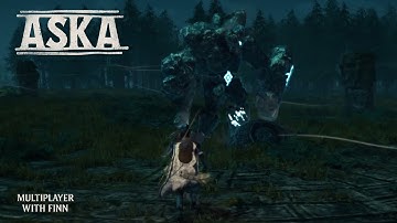 Stone Jotun Boss fight Ep. 25 - ASKA (EA)  - Gameplay