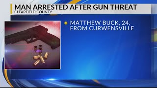 Man Arrested After Gun Threat