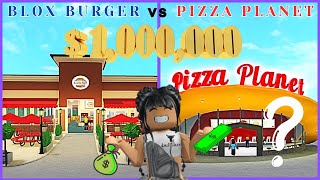 BLOX BURGERS vs PIZZA PLANET | which JOB earns you the MOST MONEY FAST on Bloxburg? 🤑THE TRUTH!!