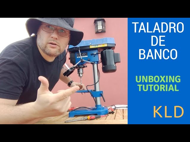 Taladro de banco KLD. Unboxing. Armado. Tutorial. - YouTube