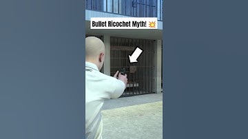 Bullet Ricochet Myth! 🔫💥