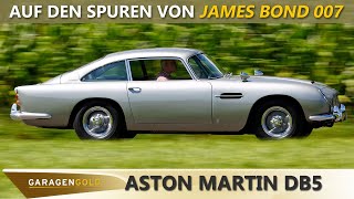 In the footsteps of James Bond 007 - Garage gold Aston Martin DB5 Vantage