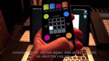 Triqtraq App Tutorial: Ableton Live Set Export