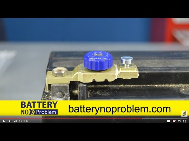 Desconectador De Batería empotrable de tamaño pequeño para hasta 100A 