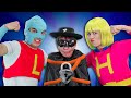 Superhero  mosquito go away   more nursery rhymes  lights hero songs