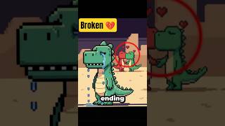 The Sad Ending Of The Chrome Dino Game 💔 #shorts