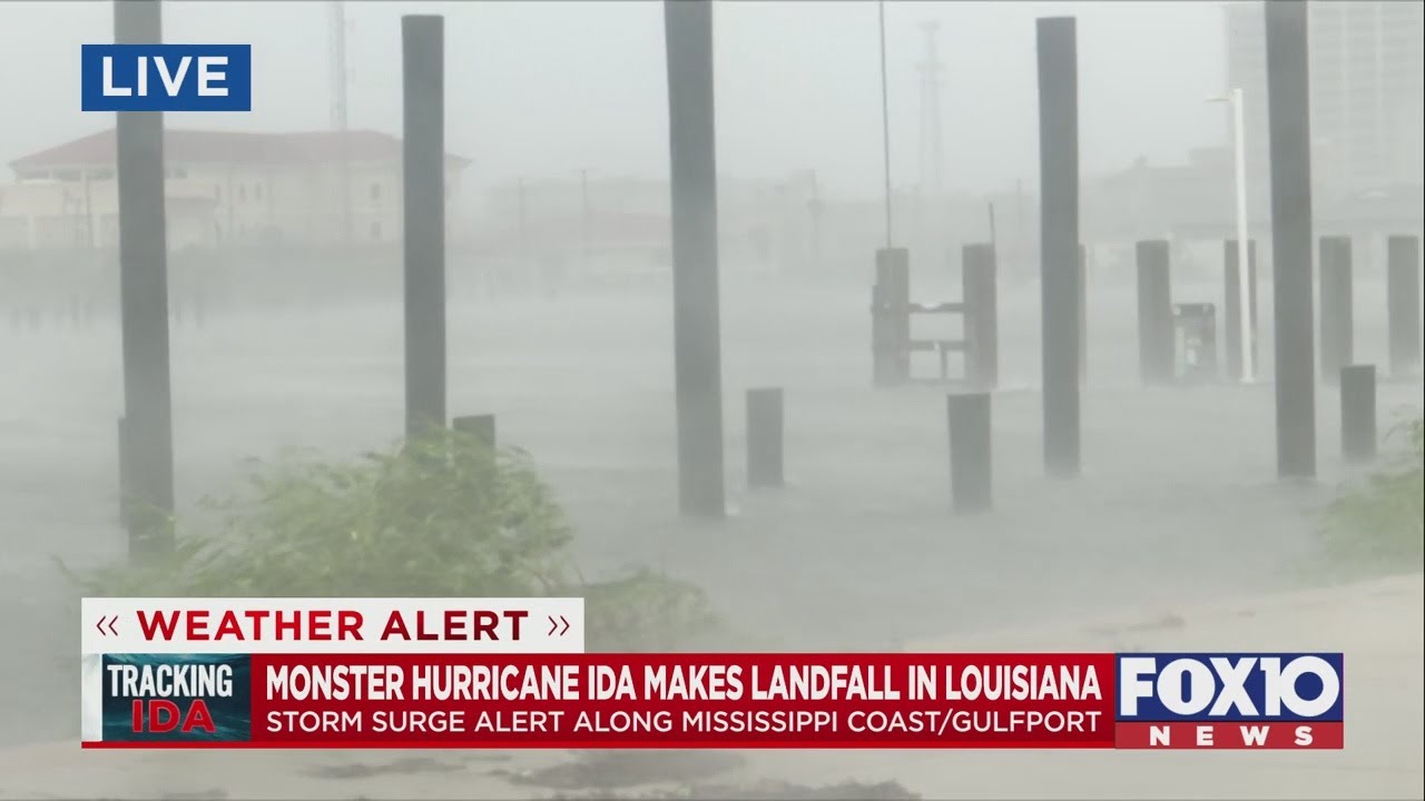 Hurricane Ida: 4 p.m. Storm Surge update in Gulfport