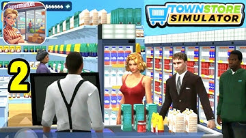 Town Store Simulator 3D. Part 3. Gameplay Walkthrough (iOS,Andriod). #store #simulator
